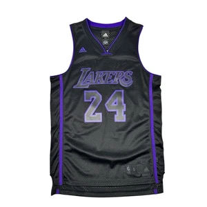 RAR Adidas Kobe Bryant Los Angeles Lakers Black Out Lila Genäht Trikot Gr. Small - Bild 1 von 5