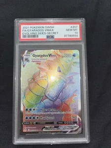 Gyarados VMAX (Secret) 207/203 SWSH07: Evolving Skies Holo - Picture 1 of 2