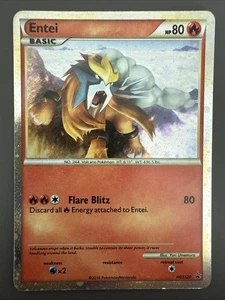 Entei HGSS20 Heart Gold Soul Silver Holo Pokemon TCG - MP - Picture 1 of 2
