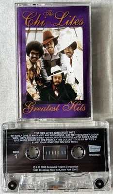 The Chi-Lites - Greatest Hits Open Cassette Tape 1998 Brunswick Records Soul - Image 1 of 4