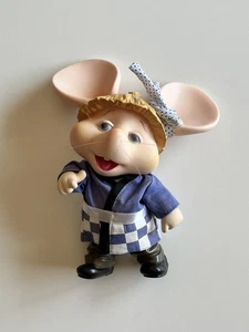 Topo Gigio Vintage weiche Vinyl Puppe Figur Maria Perego 6,7 Zoll Japan Happi Mantel - Bild 1 von 7