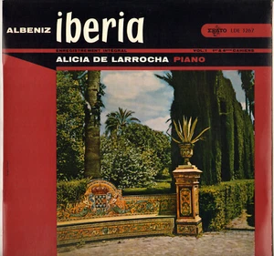 ALICIA DE LARROCHA, ALBENIZ "IBERIA" PIANO LP ERATO LDE 3267 - Picture 1 of 3