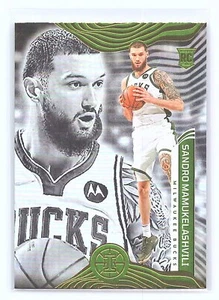 2021 Panini Illusions #196 Sandro Mamukelashvili Milwaukee Bucks RC - Picture 1 of 2