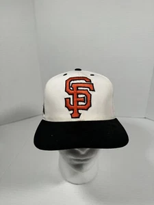 Vtg 90s San Francisco Giants SF MLB Snapback Hat Cap Side Logo Mini Blockhead - Picture 1 of 12