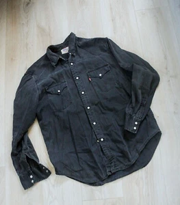 Levis Jeanshemd black Western Shirt vintage L classic style Overshirt - Bild 1 von 4