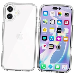 Phone Case Compatible with Clear Case Non iPhone 16 Clear Anti-Yellowing - Picture 1 of 7