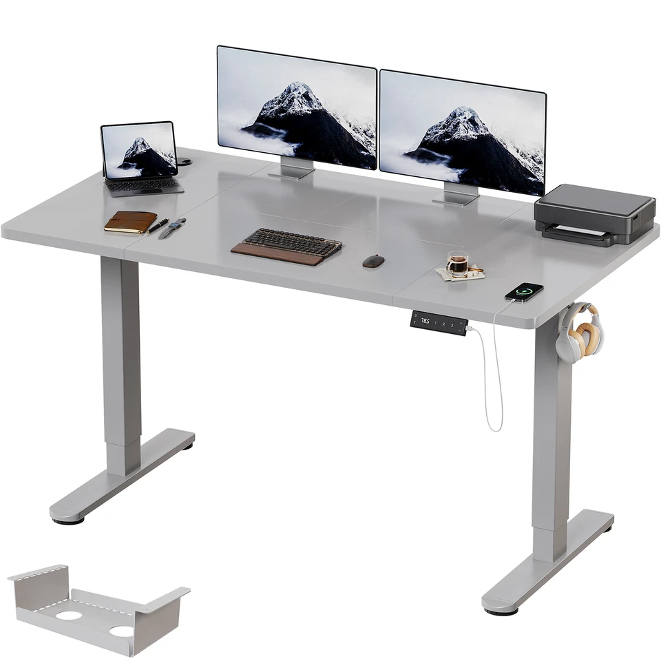 140/160/180cm Höhenverstellbarer schreibtisch Tischoberfläche Elektrischer - Bild 1 von 4