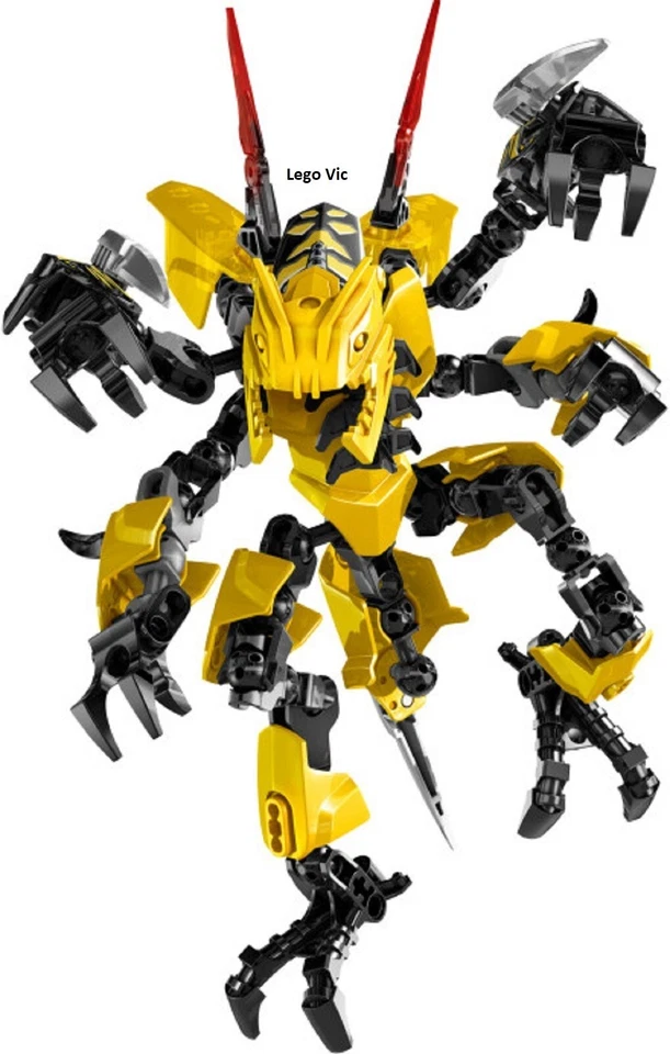 Lego 2231 Hero Factory Villians Waspix complet + Notice de 2011 -CN263 - Photo 1/1