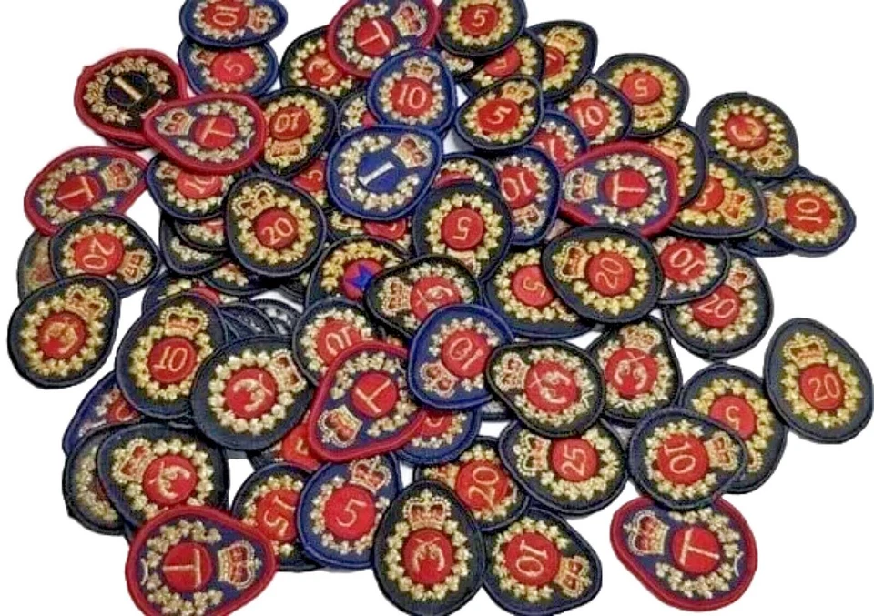 OPP Ontario Provincial Police Vintage / Obsolete Cloth Service Badge / Patch Foto 1 de 1