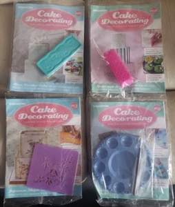 Bundle 4x Deagostini Cake Decorating Magazines 110, 112, 113 & 115 (New Sealed) - Picture 1 of 5