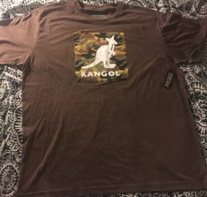 Camiseta XL Para Hombre Marrón Camuflado Estampado Gráfico Mangas Cortas Nueva con Etiquetas - Imagen 1 de 10