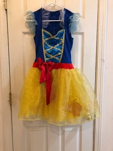 Disney Store Niñas PRINCESA BLANCA NIEVE Disfraz de Halloween Vestido Talla S/P - Imagen 1 de 11