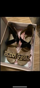 OFFICE Women Flat Sandals Summer Shoes Size 8/41 - Picture 1 of 9