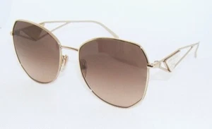 PRADA PR 57YS ZVN3D0 GOLD BROWN GRADIENT SUNGLASSES - Picture 1 of 6