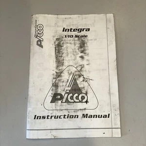 Vintage Picco Integra 1/10 Scale Nitro On-Road Manual Book. - Picture 1 of 3