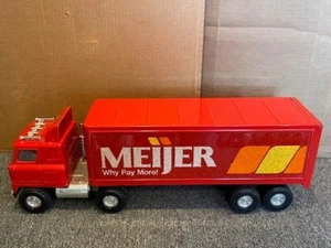 ERTL International COE Meijer Semi and Trailer, Red - Picture 1 of 4