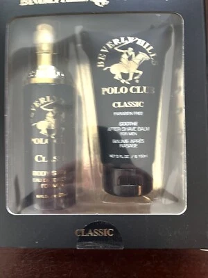 BEVERLY HILLS Polo Club Body Spray y bálsamo para después del afeitado clásico para hombre Foto 1 de 3