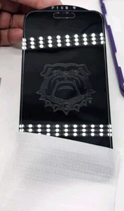 Georgia Bulldogs Skinz Iphone 15 Pro Max Disappearing Logo Screen Protector - Zdjęcie 1 z 10
