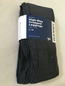 Old Navy Women's High Rise Jersey Cropped Leggings Charcoal Gray U pick - Picture 1 of 4