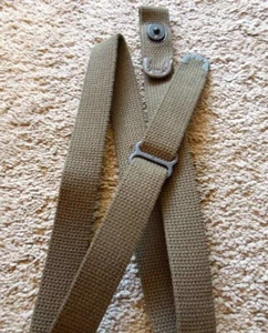 ORIGINAL USGI C-Tip Type OD .30 M1 Carbine Rifle Sling Very Hard To Find NEW!!! - Picture 1 of 4