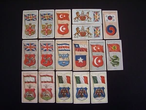 17 Countries Arms & Flags John Player & Sons Cards - Picture 1 of 9