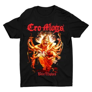 New Cro-Mags - Best Wishes Cotton Black All Size T Shirt For Men CS309 - Picture 1 of 4