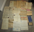 Lot of CZECHOSLOVAKIA OLD SIGNED DOCUMENTS SOME WITH STAMPS