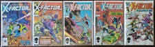 X-Factor #1 2 3 4 5 (1986) Many 1st Apps- Apocalypse Cameo VF-NM [MARVEL Comics]
