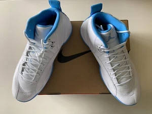NUEVO Nike Air Jordan 12 Retro CT8013-112 Para hombres 12 Zapatos BLANCO/AZUL UNIVERSITARIO - Imagen 1 de 10
