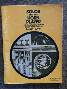 Solos for the Horn Player Mason Jones w Piano Accompaniment 1972 - Picture 1 of 3