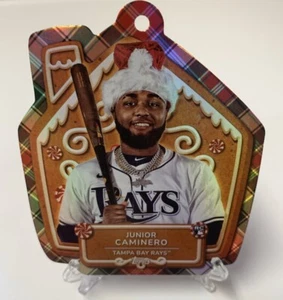 2024 Topps Holiday - Oversized Ornaments Die-Cuts #MLBO-19 Junior Caminero (RC) - Bild 1 von 3