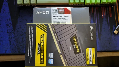 AMD Ryzen 5 2600 Processor (3.9GHz, 6 Cores, Socket AM4) Boxed - YD2600BBAFBOX - Image 1 of 4