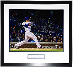 Foto Anthony Rizzo Autografata 16x20 200a HR Inscp Fanatics COA Incorniciata #d/16 - Foto 1 di 6