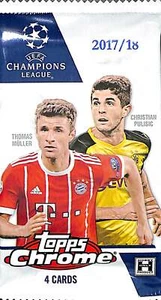 2017/18 Topps Chrome UEFA Champions League Hobby Pack - Picture 1 of 1