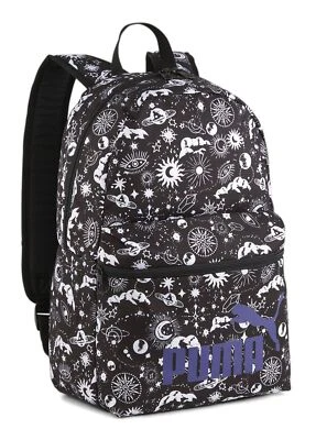 PUMA Phase AOP Backpack Rucksack PUMA Black-Cosmo Print AOP dunkelblau weiß Neu - Bild 1 von 2