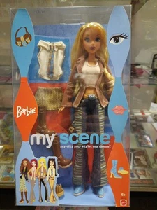 My Scene Barbie 2003 Doll Mint In Box Mattel My City My Style Glam Tie Boots - Picture 1 of 17