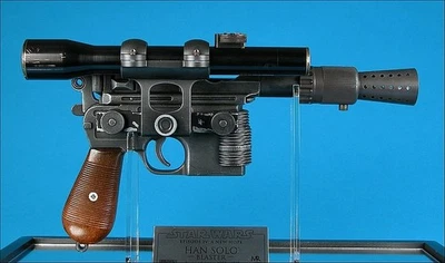 master replicas star wars han solo blaster a new hope 1.1 replica, full size - Image 1 of 4