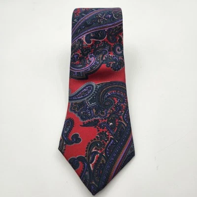 Corbata Christian Dior para hombre de cachemira 100 % seda vintage 56” de largo 3,25” de ancho Foto 1 de 4