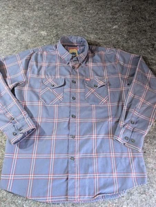 Camicia Dixxon Flanella The Garth Wayne's World Blu Rosso Plaid Uomo XL Spedizione Gratuita - Foto 1 di 9