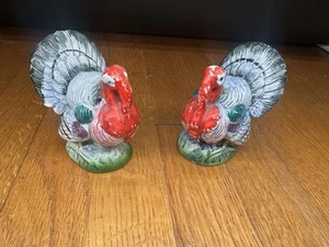 Vintage Japan Truthahn Salz und Pfefferstreuer mit Stopfen - Bild 1 von 17