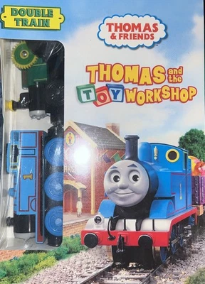 Thomas & Friends Thomas & The Toy Workshop Wood Train Bonus Pack Double Train - Image 1 of 4