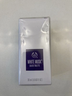 The Body Shop White Musk Eau De Toilette perfume spray novo em folha na caixa 1 oz 30 ml - Imagem 1 de 4