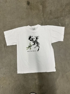 Camiseta Save The Koala Vintage Años 90 Talla Grande Camiseta Arte Blanca Foto 1 de 4