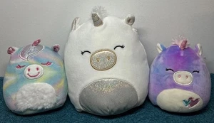 Kellytoy 2019 Original Squishmallows 7" Sofia the Unicorn + Two 5" Unicorns - Bild 1 von 12