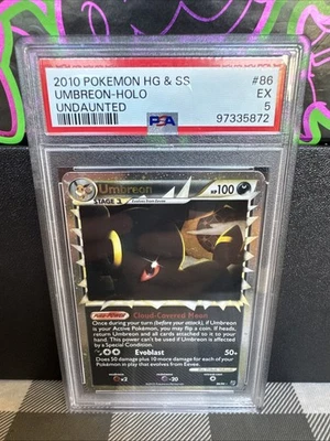 Umbreon 86/90 Prime Undaunted Heartgold & Soulsilver PSA 5 EX - Image 1 of 2