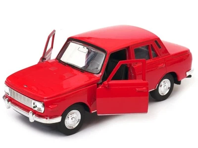 Wartburg 353 Восточная Германия модель автомобиля игрушка красный литой масштаб 1:34-1:39 Welly - Изображение 1 из 4