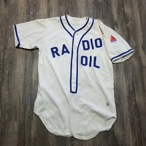 Vintage Radio Oil Citgo Button Up Shirt #44 Automotive Company Jersey Sz Medium - Picture 1 of 7
