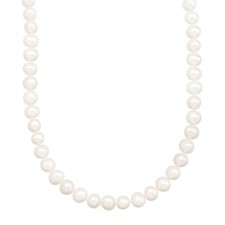 6-7 Mm Freshwater Pearl Strand Necklace in 14k Gold