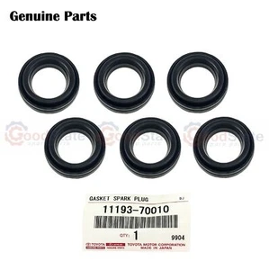 Genuine Lexus LX570 URJ201 RC350 GSC10 5.7 3.5 Spark Plug Tube Seal Gasket x6 - Picture 1 of 3