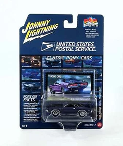 1970 Dodge Challenger RT Johnny Lightning R2 Purple USPS Die Cast Car 1:64 - Picture 1 of 2
